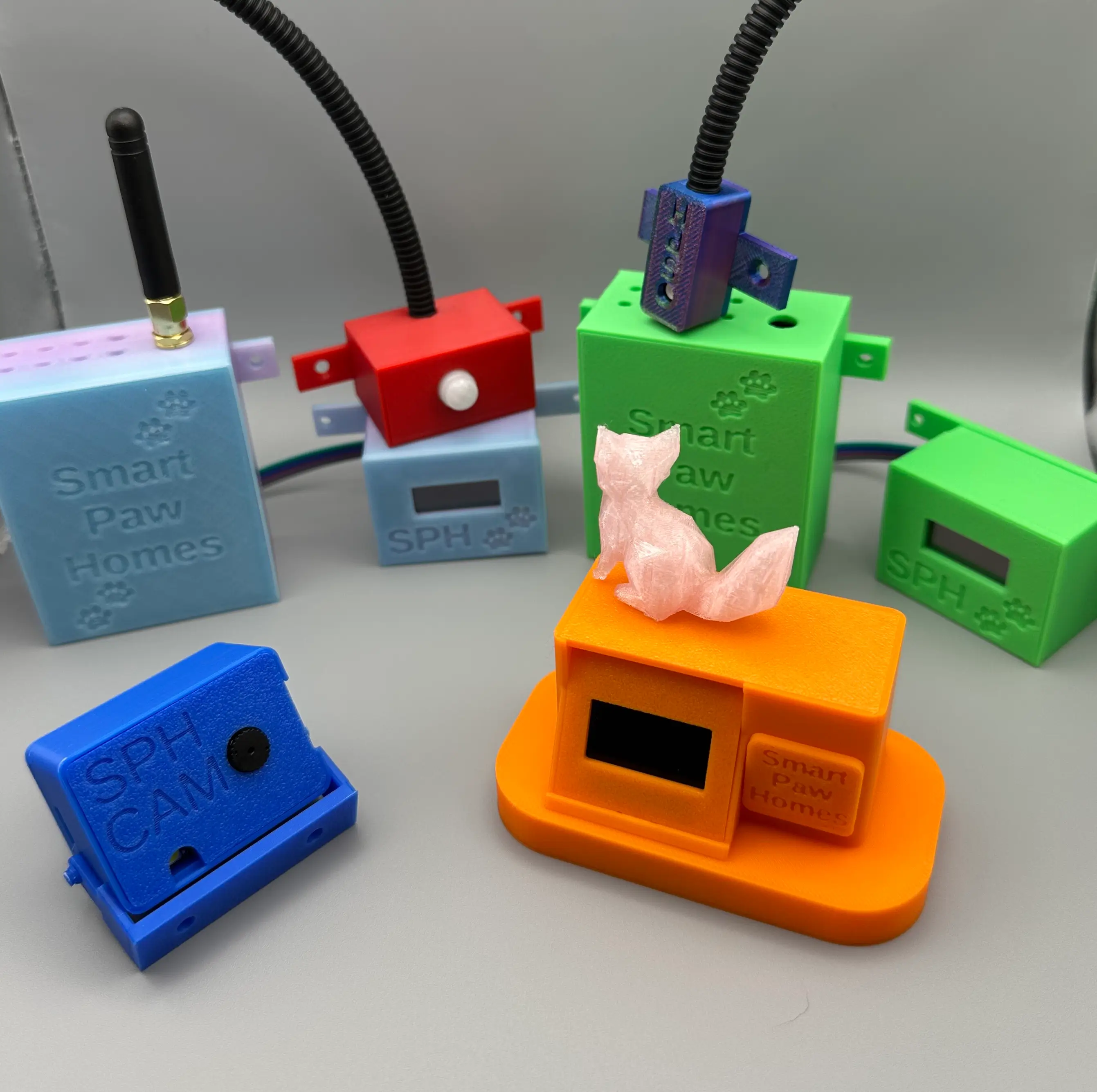 Multiple Smart Paw Home products